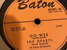 DOOWOP Baton 78 RPM The Hearts - Oo-Wee / Lonely Hearts 208 V++