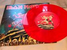 *PROMO Sticker* Iron Maiden RED Run To The Hills  2002 UK 7” Vinyl Nr MINT