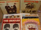 6 Vintage Beatles Vinyl Albums,Meet,Hard Days Night,65,Mystery Tour,Second,VJ