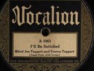 Blind Joe Taggart & Emma Taggart VOCALION 1063 V+ 