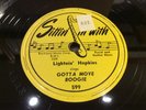 LIGHTNIN' HOPKINS-SITTIN' IN WITH 599-GOTTA MOVE BOOGIE/PRAYIN' GROUND BLUES 78