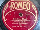 78 Rpm Jazz, Alabama Red Peppers 'Red Head Blues' US Romeo Great Red Nichols