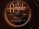 Royale 1780 Quint Of Hot Club France DJANGO REINHARDT Avalon 78 rpm JAZZ E+ 1935