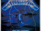 BANZAI Vtg 1984 METALLICA Album RIDE THE LIGHTNING Vinyl RECORD w\ Inners Lp OG