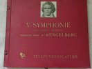 Beethoven 5. Sinfonie CBO Mengelberg 4 Schellacks Telefunken
