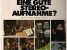 LP Die Dhfi Schallplatte Nr. 5 Was Ist Eine Gute Stereo-Aufnahme? NEW OVP