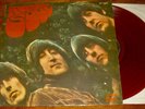 The BEATLES Rubber Soul japanese RED colored vinyl LP Odeon pressing OP-7450