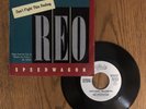 REO SPEEDWAGON - CAN'T FIGHT THIS FEELING, EPIC, PROMO 45 W/ PS, 1984, UNPLAYED