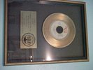Olivia Newton John Gold Record  RIAA Certified  Presented to AL Coury 45 RPM 