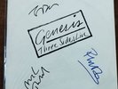 GENESIS RARE THREE SIDES LIVE LP USA SIGNED PHIL COLLINS TONY BANKS RUTHERFORD