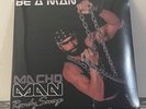 Macho Man Randy Savage BE A MAN Silver Vinyl Record Rap Album