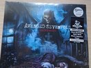 avenged sevenfold - Nightmare Newbury Comics Grey & Blue Split w/ Black Splatter