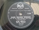 ELVIS PRESLEY -  HARD HEADED WOMAN RARE 1958 SOUTH AFRICAN 78 RPM 10