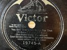 78 Rpm Jazz, Coon-Sanders Orch ' Yes Sir, That's My Baby' US Victor  Hot