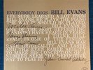 BILL EVANS TRIO - Everybody Digs Bill Evans LP RIVERSIDE OG 1st MONO VG/VG+ JAZZ