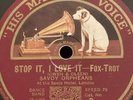 78rpm HMV B5238 Savoy Orpheans Stop It I Love It / Take in the Sun 1927