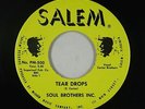 Northern/Sweet Soul 45 - Soul Brothers Inc. - Tear Drops - Salem VG++ mp3 rare