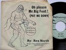 REX NORTH Big Foot / Oh Please Mr. Big Foot KING'S INTERNATIONAL Country