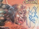 Ozzy Osbourne, Zakk Wylde, Randy Castillo signed Shot in the Dark 7