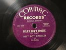 ROCKABILLY BILLY BOY DANGLER Billy Boy's Boogie CORMAC 1058 E+   Guitar