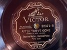 Victor 22371 Thomas Waller & Bennie Paine AFTER YOU'VE GONE  1930 JAZZ 78rpm EE+
