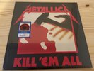 Metallica - Kill EM All Red Vinyl (2021, Blackened) BLCKND003R-1W