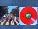 THE BEATLES ABBEY ROAD 180 GRAM TRANSLUCENT MARBLED RED VINYL 12 INCH LP ALBUM