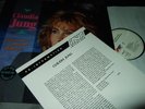 CLAUDIA JUNG : SPUREN EINER NACHT LP 1990 INTERCORD DEUTSCHLAND +PROMOSHEET