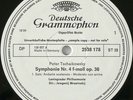 MRAVINSKY TCHAIKOVSKY SYMPHONY NO4 DGG STEREO WHITE LABEL SAMPLE COPY 2538178 NM