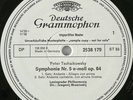 MRAVINSKY TCHAIKOVSKY SYMPHONY NO5 DGG STEREO WHITE LABEL SAMPLE COPY 2538179 NM
