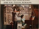 HANDEL 8 Sonatas for Violin & Harpsichord Josef Suk Zuzana Ruzickova Denon 2 LP