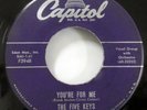 the FIVE KEYS 45 With All My Love / You're For Me CAPITOL Doowop VG+   #2693