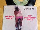 Queen 45 Bicycle Race / Fat Bottomed Girls  w/PS  Caterpillar Label