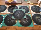 8 Beatles  7inch Singles + Record Bag