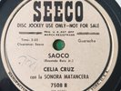 Celia Cruz con la Sonora Matancera - SAOCO/CUBAN GUARACHA - Seeco 78 RPM hear