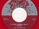 FLAMINGOS - On My Merry Way / Dream Of A Lifetime - PARROT - Doo Wop R&B 45