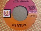 Terry & Chain Reaction - You Made Me - NM 1968 Garage Rock 7' 45 UA-50271 Sleeve