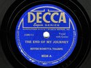 SISTER ROSETTA THARPE  De 8538 E-  End Of My Journey / Sit Down  PREWAR GOSPEL