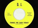 Garage 45 - Unknown Artist - Things We Said Today - D.J. - VG+ mp3 - obscure