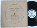 LILI KRAUS -  MOZART piano works - LES DISCOPHILES FRANCAIS  DF 95  RARE LP