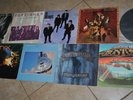 LARGE 9LP LOW GRADE (VG-) 80's CLASSIC ROCK RECORD LOT: BON JOVI REO STYX BOSTON