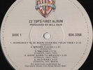 ZZ Top - First Album - Warner Bros. Records, Warner Bros. Records - BSK 3268, BS