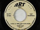 Rockabilly Popcorn 45 - Randy Luck - I Was A Teen-Age Cave Man - Art - mp3