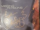 MISSING PERSONS 4 MAXI Single Signed Dale Bozzio LP Record Vinyl DLP15001