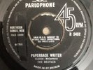 Beatles - Paperback Writer - RARE Narrow Font 1966 UK single
