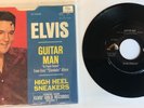 ELVIS PRESLEY guitar man, nm 45 on RCA 1968,