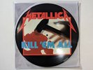 METALLICA Kill 'Em All ORIGINAL 1986 Picture Disc Vinyl LP Anthrax Slayer Exodus