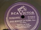 LATIN PUERTO RICO Rca Victor 78 RPM Canario y su Grupo - Dios Bendiga 23-5240 E