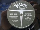 RICKY NELSON - POP 78rpm - VERVE #10070 - MY ONE & ONLY LOVE / HONEY ROCK