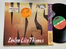 INXS LP Listen Like Thieves SHRINK w/ HYPE Sticker MINT